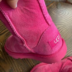 Uggs - size 8T (3 year old wore them a little bit, they have a lot of life)